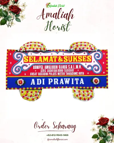 Karangan Bunga Ucapan Selamat di Rawa Terate