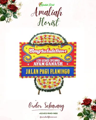 Bunga Papan Congratulation di Rawa Terate
